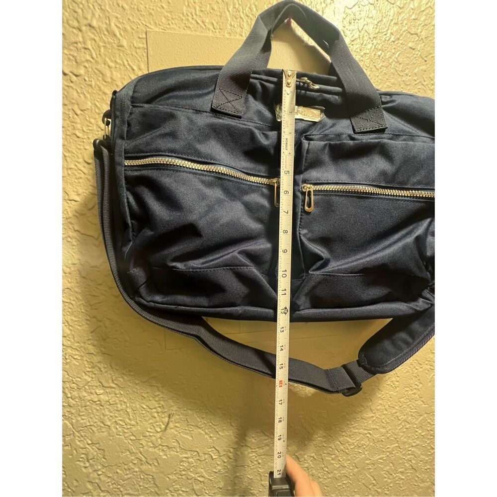 Bella Russo 17” Navy Laptop Bag NEW NO TAGS - Picture 8 of 15